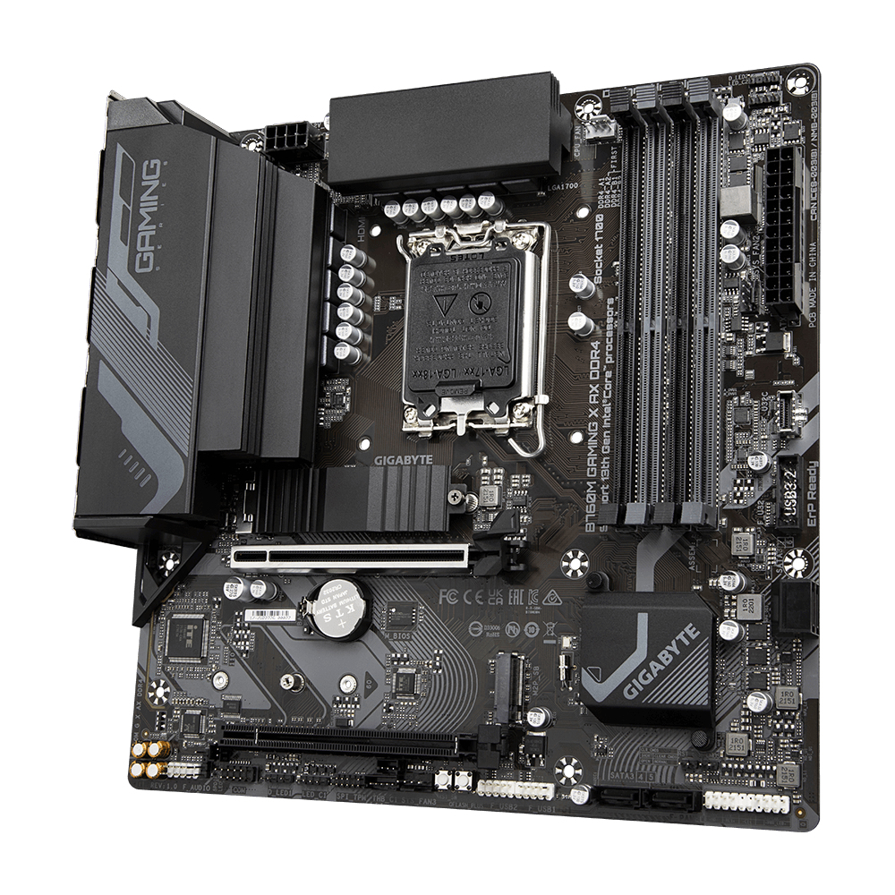 Bekijk afbeelding 1 van Gigabyte 1700 B760M GAMING X AX DDR4 - DDR4/M.2/DP/HDMI